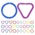 thumbnail image 1 of 30pcs Toddler Geometric Link Rings Toy For Preschool Kids To Enhance Cognitive Skills Creativity Plastic Chain Links For Home And Classroom, 1 of 5