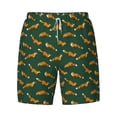 thumbnail image 4 of Lsque Mens Swim Trunks Cartoon Fox 1 Pattern - Bathing Suit Compression Liner - Beach Swim Shorts Swimwear - (S-3XL) - Stretch Quick Dry -3X-Large, 4 of 9