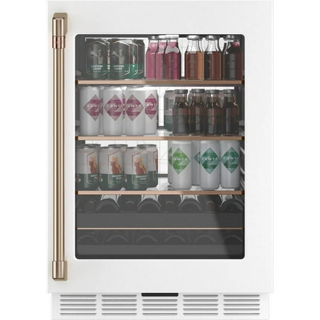 Cafe&#204; CCP06BP4PW2 Matte White Beverage Center