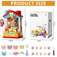 thumbnail image 5 of Gelomee 22 Pcs Claw Machine for Kids, Mini Vending Machine with Sound Light, Candy Arcade Toys for Kid, Birthday Gift for 3-8 Year Old Boys Girl, 5 of 10