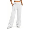 thumbnail image 6 of Posijego Women's Jogger Pants High Waisted Straight Leg Lightweight Solid Color Workout Pants Running Pants with Pockets, 6 of 7