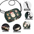 thumbnail image 3 of FORMRS Mini Crossbody Bag for Women Adjustable Rope Shoulder Casual Phone Purse, Green Christmas, 3 of 7