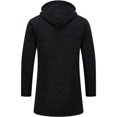 thumbnail image 4 of Cárdigan, sudadera con capucha, chaqueta de invierno de punto fino, cárdigan largo, 4 of 5