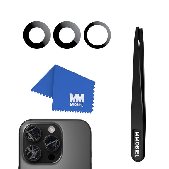 MMOBIEL Rear Camera Lens Glass for iPhone 16 Pro Pro Max