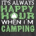 thumbnail image 3 of CafePress - It's Always Happy Hour When I'm Camping T T Shirt - Men's Classic Graphic Cotton T-Shirt, 3 of 4