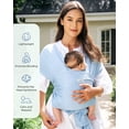 thumbnail image 4 of Portabebés Momcozy AirMesh Ligero y Fresco tipo Bandolera, 4 of 8