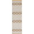 thumbnail image 3 of SAFAVIEH Natura Aaron Geometric Wool Area Rug, Ivory/Yellow, 4' x 6', 3 of 7