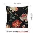 thumbnail image 4 of Cushion Throw Cover Colorful Blooming Rose Flower Watercolor for Home Decor,Pillow Cases for Couch Bedroom Living for Boy Girl, 4 of 7