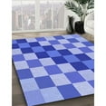 thumbnail image 2 of Ahgly Company Indoor Square Patterned Day Sky Blue Area Rugs, 4' Square, 2 of 6