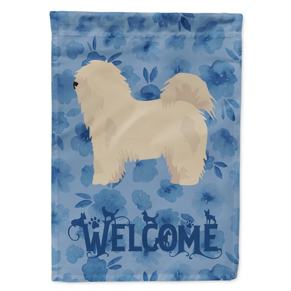 Carolines Treasures CK6026GF Odis Welcome Flag Garden Size Small multicolor