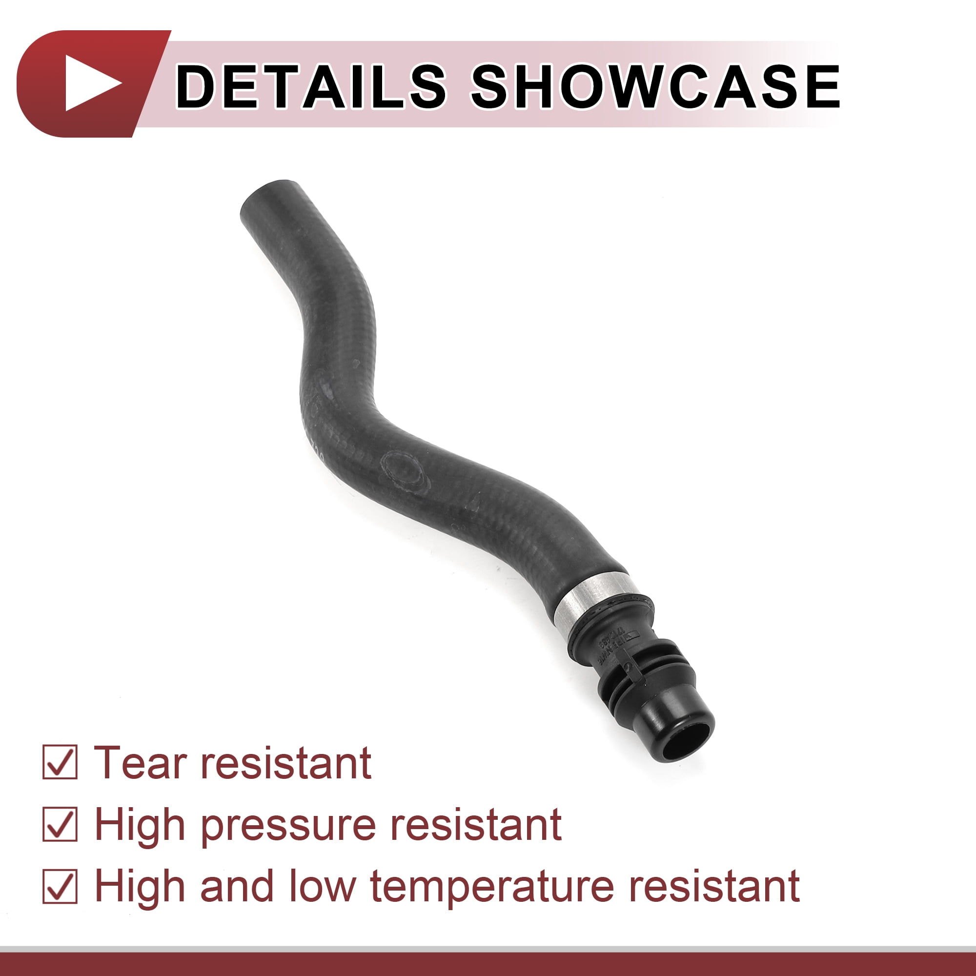 Unique Bargains Useful HVAC Heater Hose for BMW X6 2008-2019 Engine Inlet Coolant Hose