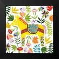 thumbnail image 2 of Popp, Grace 15x15 Black Modern Framed Museum Art Print Titled - Festive Otomi III, 2 of 5