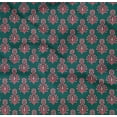 thumbnail image 4 of oneOone Organic Cotton Poplin Twill Fabric Floral Block Print Fabric By The Yard 42 Inch Wide, 4 of 4