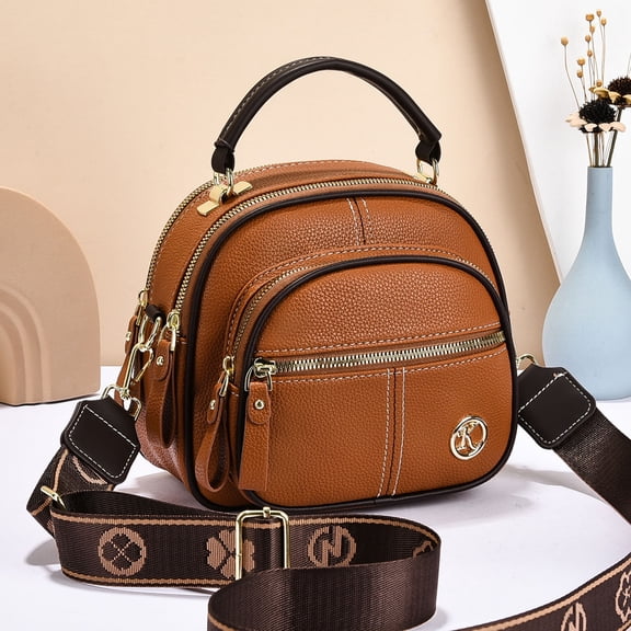 ibiyuan Classic Multi Compartment Shoulder Tote Bag for Women, Adjustable Wide Comfort Strap Hands-Free Daily Carryall
