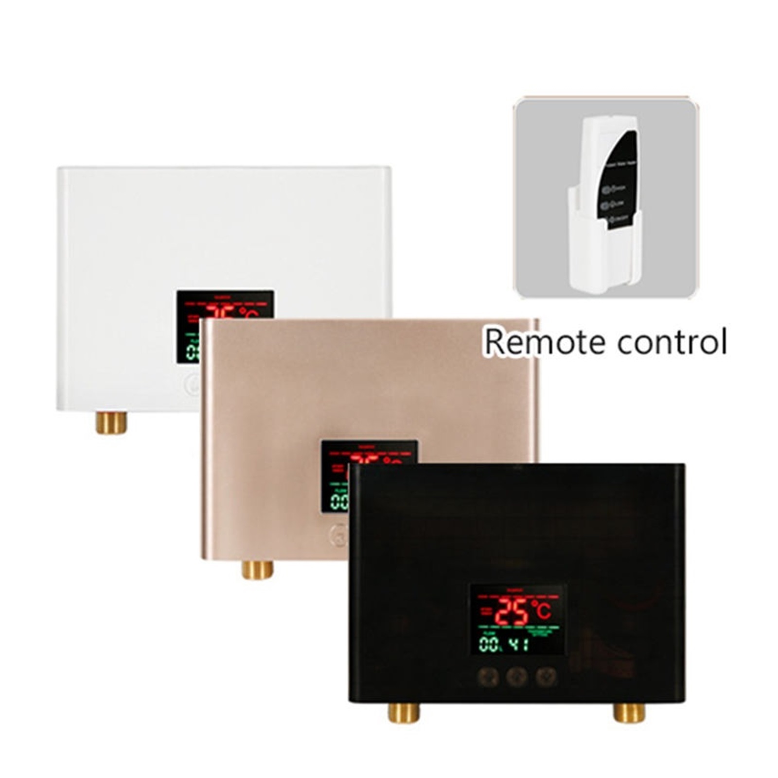 3KW/5.5KW Instant Water Heater Fast Heating Intelligent Frequency Conversion Constant Temperature Remote Control Water Heater ,Safety Protections