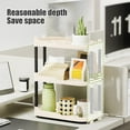 thumbnail image 3 of WRKEKC Clearance Desktop Organizer Shelf, Multi-Layer Plastic Storage Rack for Office Supplies, 3 of 6