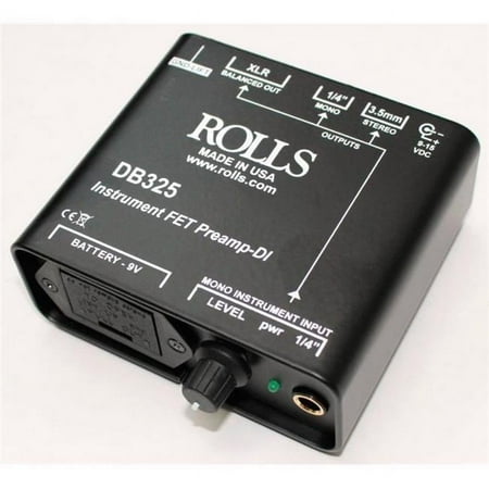 Rolls RLS-DB325 Instrument FET Preamplifier-Direct Box