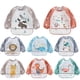 thumbnail image 2 of Mono impermeable de manga larga para bebés, ropa de comedor para bebés, babero para bebés, ropa para dibujar, 2 of 6