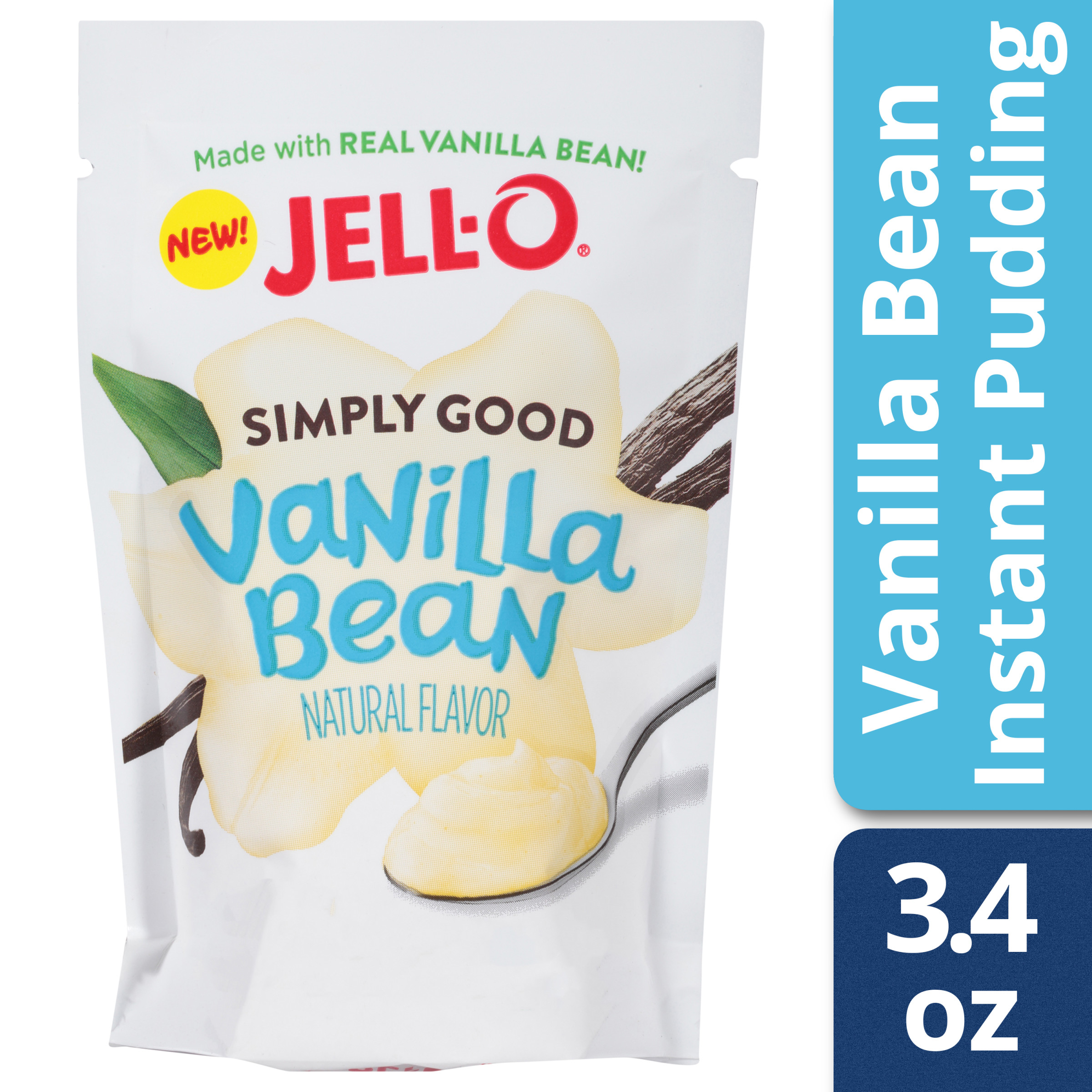 JellO Simply Good Vanilla Pudding 3.9 oz Pouch