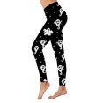 thumbnail image 1 of Gibobby Leggings Translúcido Mujer Leggings sexy Halloween para mujer Pantalones elásticos y para todos los días（Negro， XL), 1 of 5