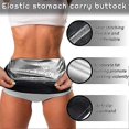 thumbnail image 2 of Waist Trimmer Sweat Waist Trainer Wrap Stomach Wraps for Women Bodybuilding, 2 of 4