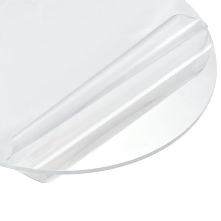 Uxcell Acrylic Sheet Circle Round Disc,Clear,0.2" Thick,14" Diameter,Acrylic Round Sheet(350mm)