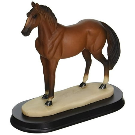 Figurine Decoration Decor StealStreet SS-G-11414 Horses Collection Brown Horse Figurine Decoration Decor Collectible ()