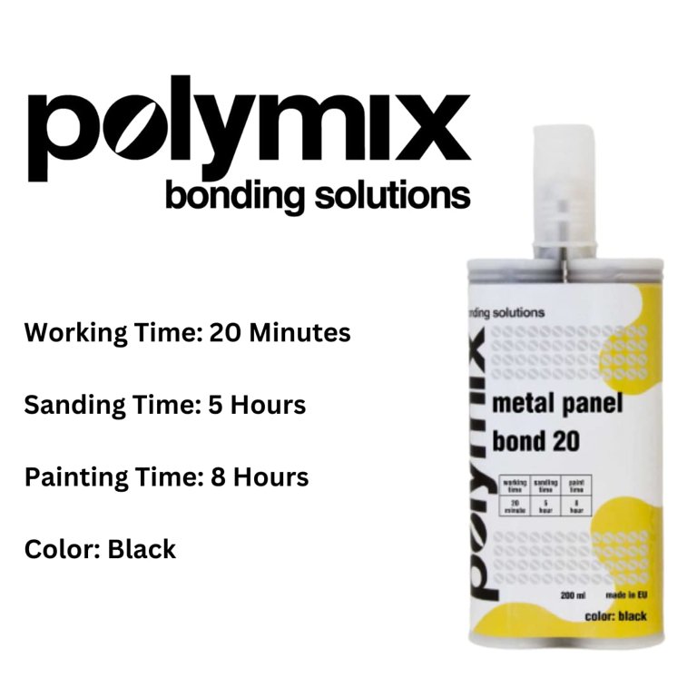 3M Duramix 04240 Semi-Rigid Plastic Repair Adhesive - Urethane Formula, 200ml Cartridge With 2 Mixing Nozzles