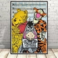 thumbnail image 1 of Disney Cartoon Characters Canvas Poster Graffiti Mickey Mouse Donald Duck Home Room Decor Wall Art Painting Mural Print Pictures30X45cm Unframed Gao Jinjia LED, 1 of 2
