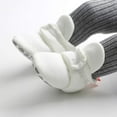 thumbnail image 3 of Unisex Newborn Baby Cotton Booties Non-Slip Sole for Toddler Boys Girls Infant Winter Warm Fleece Cozy Socks Shoes, 3 of 7