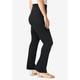thumbnail image 2 of Roaman's Women's Plus Size Petite Essential Stretch Yoga Pant, 2 of 5