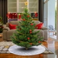 thumbnail image 4 of Dvkptbk Christmas Tree Skirt Christmas Tree Skirt Knitting Tree Skirt Apron Surface Knitting Snowflake Christmas Tree Skirt Snowflake Tree Skirt Christmas Decoration on Clearance, 4 of 6
