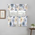 thumbnail image 2 of 3 Piece Printed Kitchen Curtain Set, 1 Valance & 2 Tiers, 2 of 2
