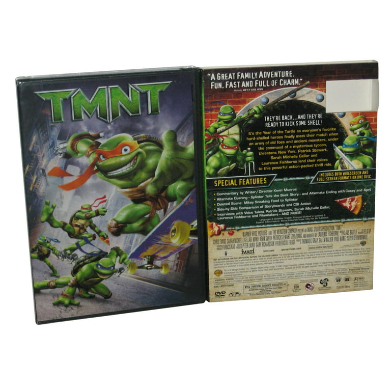 TMNT Movie (2007) Two-Disc Deluxe Target Exclusive DVD Box Set w/ Bonus  Disc - (Teenage Mutant Ninja Turtles)
