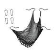 thumbnail image 4 of LOVIVER Filet de Sécurité pour Aire de Jeux pour Enfants Filet de Pont Double Couches Filet de Sécurité Noir, 4 of 8