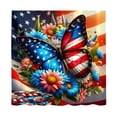 thumbnail image 2 of Fmbmuo Patriotic Shower Curtain 72x72 Inch Waterproof Heavy-Duty Polyester Bathroom Curtain with 12 Hooks Home Decor,Multicolor, 2 of 5