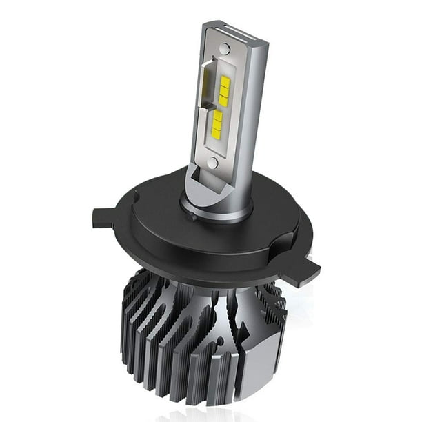 DAYWALKER - Foco LED H4 Para Motocicleta De Haz Hi/Lo 9003, 6000 Lúmenes, Color Blanco, 6000 K, Chips CSP H4, Diseño 1:1, Paquete De 1