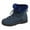 Navy, variant on Gyexs Winter Boots for Women Snow: Furry Lined Warm Ankle Boots - Adjustable Waterproof Outdoor Zipper Snow Shoes, , Size 6.5