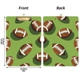thumbnail image 5 of FORMRS Acrylic Clipboard with Low Profile Clip Standard A4 Letter Size, 12.5" x 9", Game Day Footballs, 5 of 8