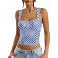 thumbnail image 3 of Women'S Square Neck Sleeveless Tank Tops Basic Tight T Shirts XS, 3 of 8