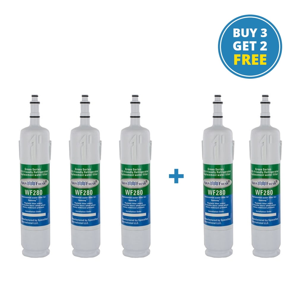 Replacement water filter fits for Samsung RS22HDHPNSR/AA Refrigerator 3 Pack 