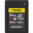 thumbnail image 6 of Sony CEA-G80T 80GB CFexpress Type A TOUGH Memory Card Bundle with Sony LCSU21 Protective Camera Case - Black + Deco Gear Accessories Microfiber Electronics Cloth, Screen Protector Kit, 6 of 8