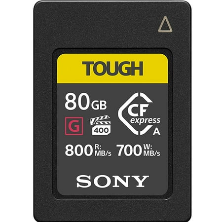 UPC: 0027242914520 | Sony 80GB CFexpress Type A TOUGH Memory Card 800/700MB/s Read/Write Speed CEA-G80T