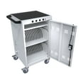 thumbnail image 2 of Segmart 32 Device Laptop Mobile Charging Cart for iPads, Tablets Laptop Storage Cart for Under 17'' Screen Chromebook Computers, Classroom Charging Station for School, Office, Healthcare, White, 2 of 5