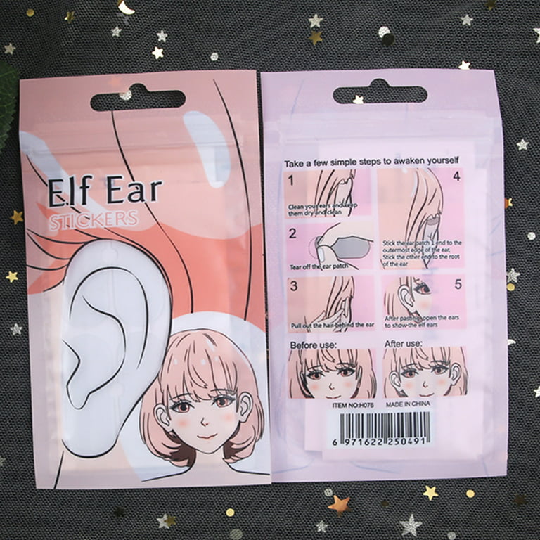 LA TALUS Ear Support Sticker Exquisite Professional Portable Elf Ear Sticker  Accessories for Women 3pcs 
