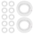 thumbnail image 2 of 12 peines elásticos para el cabello: herramienta invisible y elástica para peinar la nuca. Peine circular elástico para mujer., 2 of 8