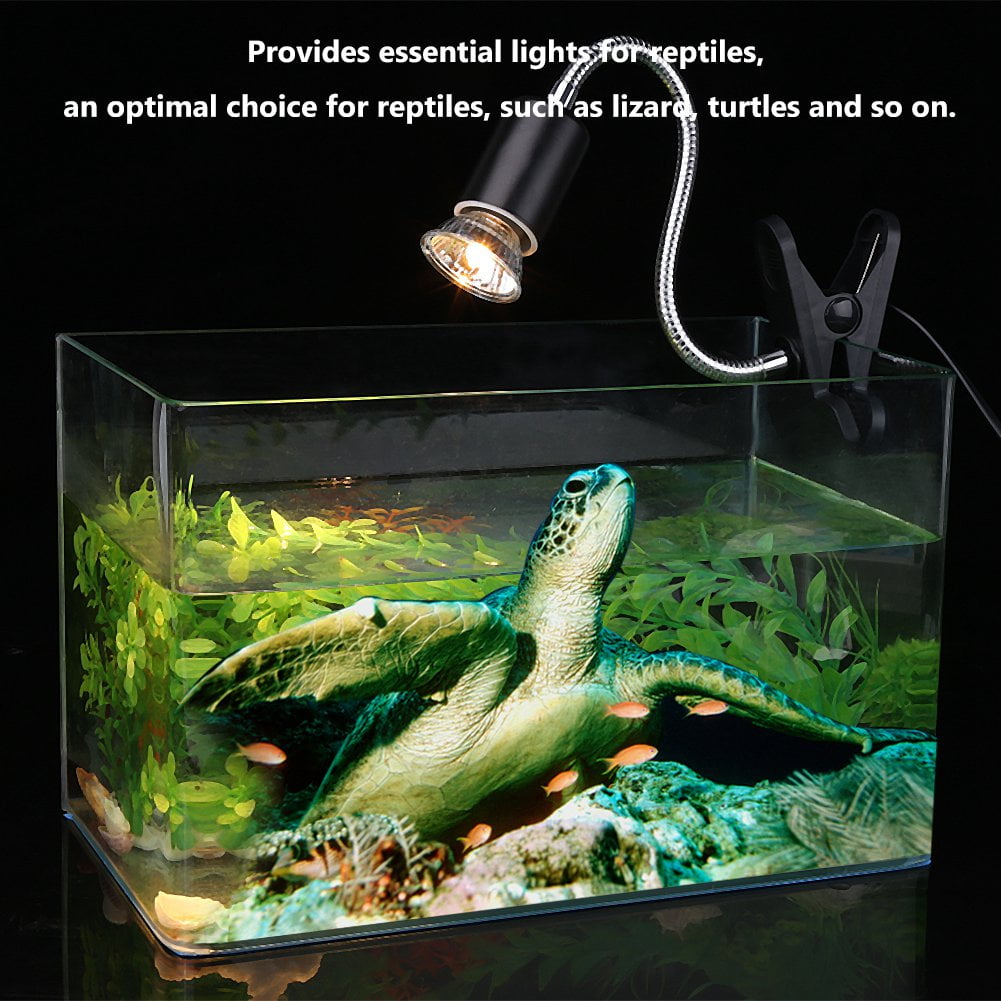 E27 Reptile Heat Bulb Lamp Clamp/Clip-on Holder Aquarium Lighting For Turtle 