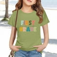 thumbnail image 2 of LIJCC Garçons Filles Premier Jour de Première Année Rentrée des Classes T-Shirt en Coton T-Shirt à Manches Courtes Haut T-Shirt à Imprimé Lettres Haut de Rentrée, 2 of 5