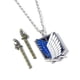 thumbnail image 5 of Collar de Anime Attack on Titan para mujeres y hombres, colgante de Shingeki No Kyojin Wings of Freedom Survey Sword Punk, joyería, 5 of 5