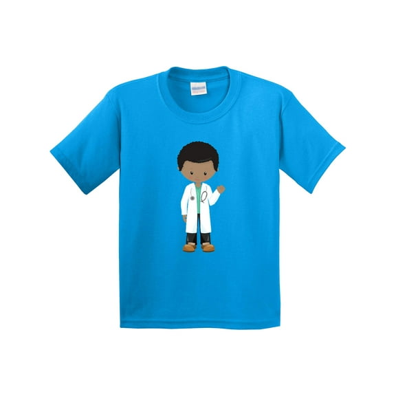 Inktastic African American Boy, Doctor, Lab Coat, Medicine Youth T-Shirt